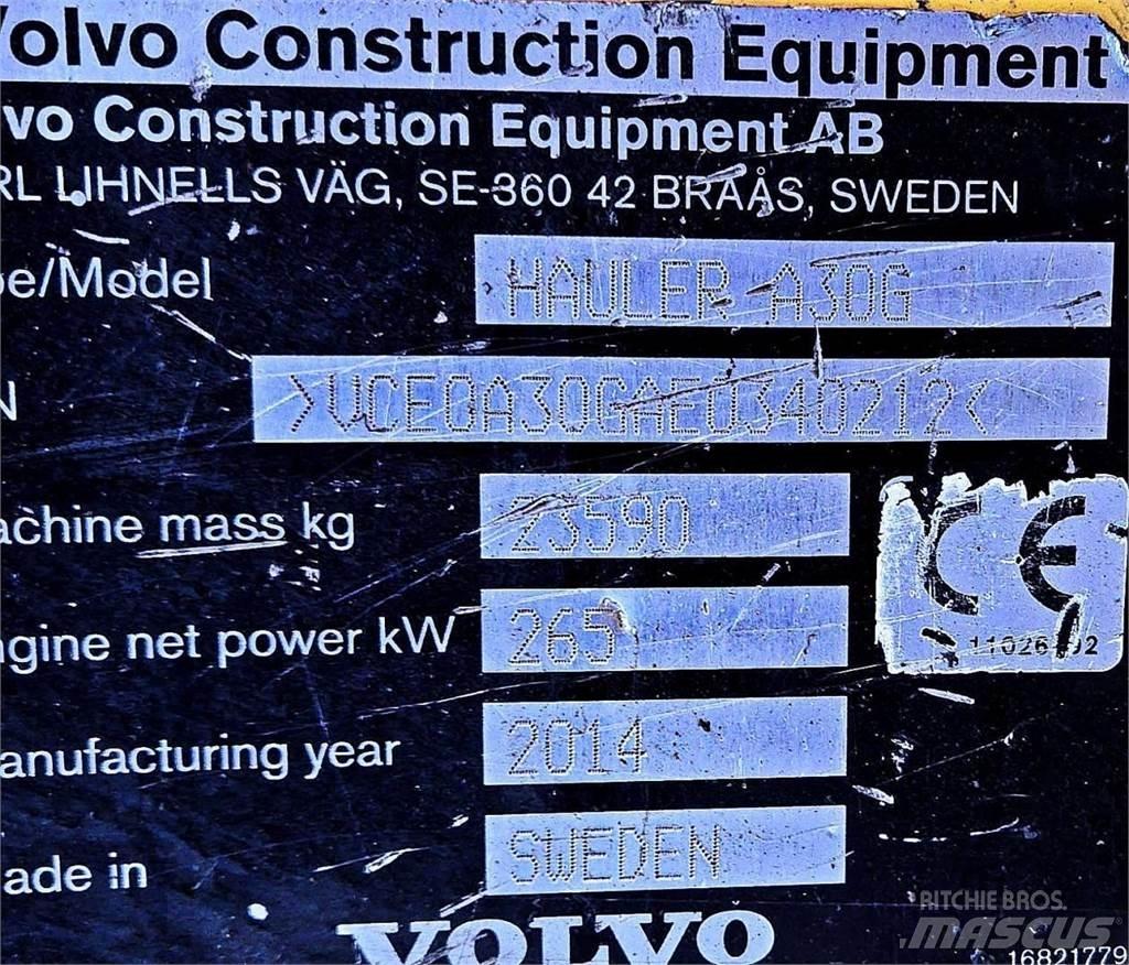 Volvo A30G 铰接式自卸车
