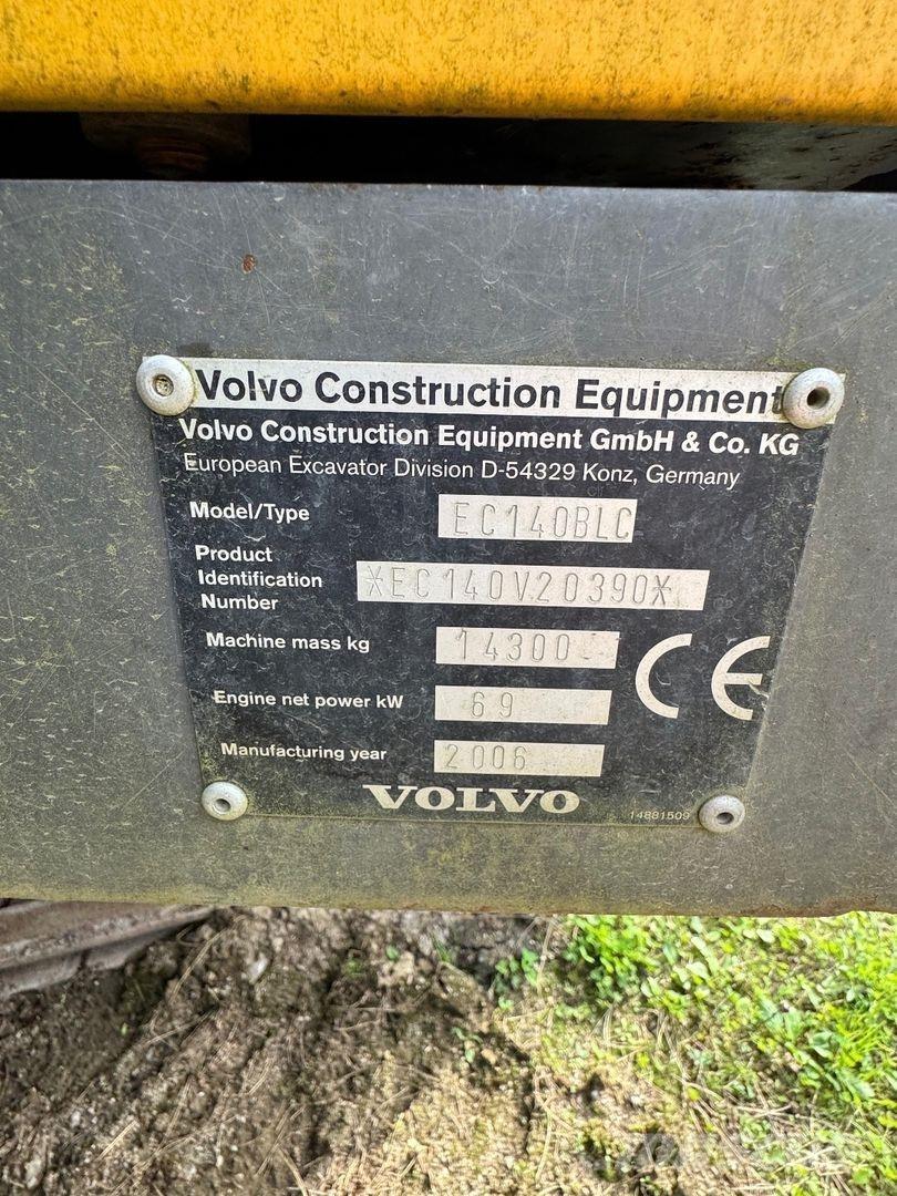 Volvo EC 140 BLC 履带挖掘机