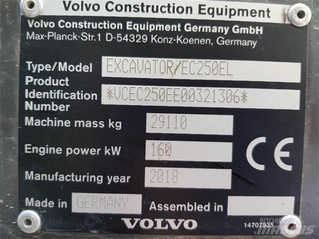 Volvo EC250EL 履带挖掘机