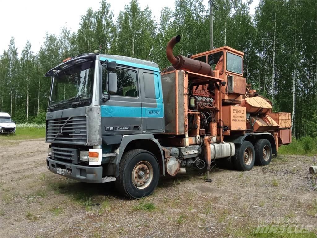 Volvo F16 碎木车