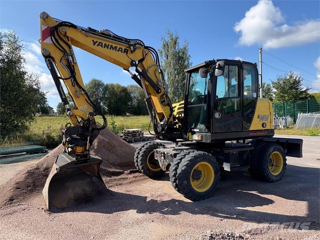 Yanmar B 95 W 轮式挖掘机