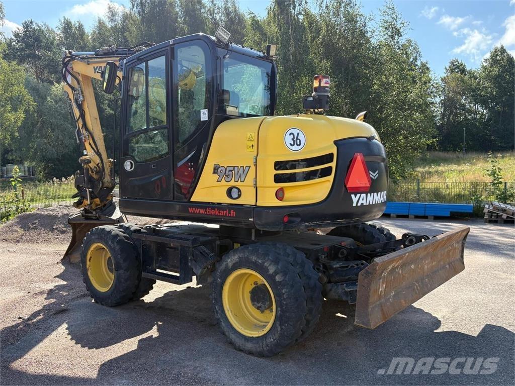 Yanmar B 95 W 轮式挖掘机