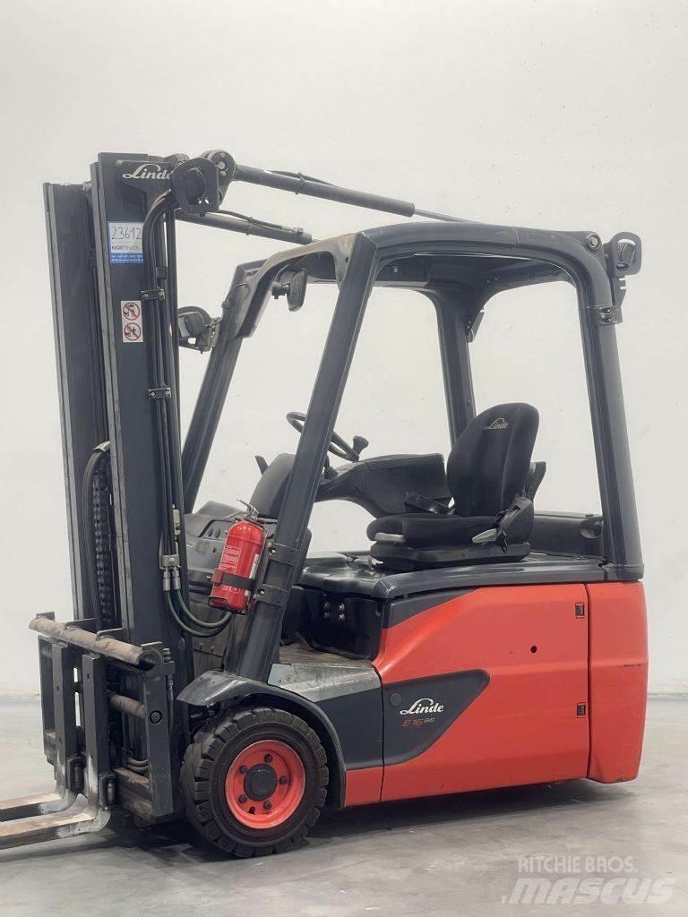 Linde E16-02-386 电动叉车