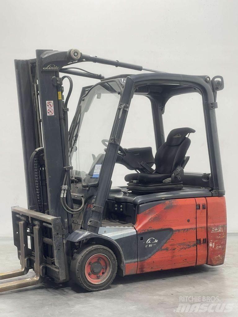 Linde E16-02-386 电动叉车