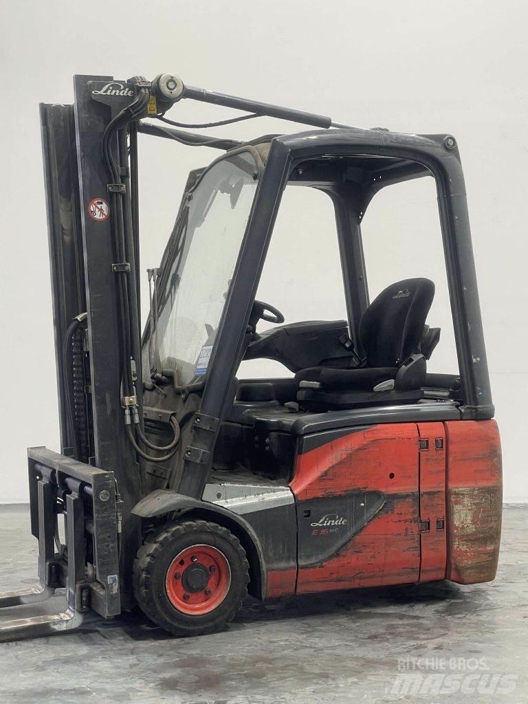 Linde E16C-02-386 电动叉车