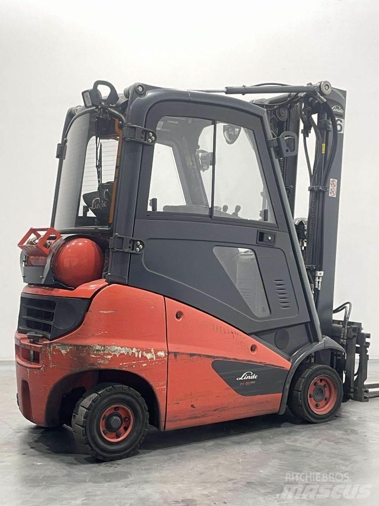 Linde H16T-01-391 天然气叉车