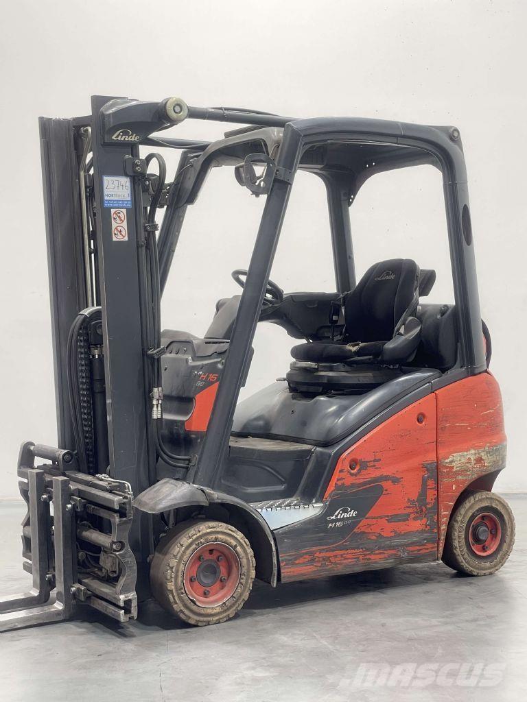 Linde H16T-01-391 天然气叉车