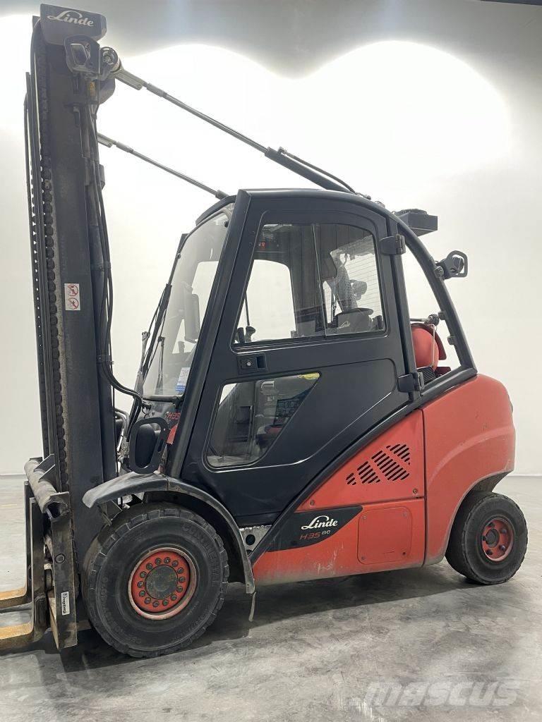 Linde H35T-02-393 天然气叉车