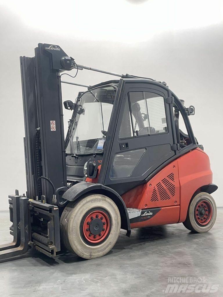 Linde H50T-02-394 天然气叉车
