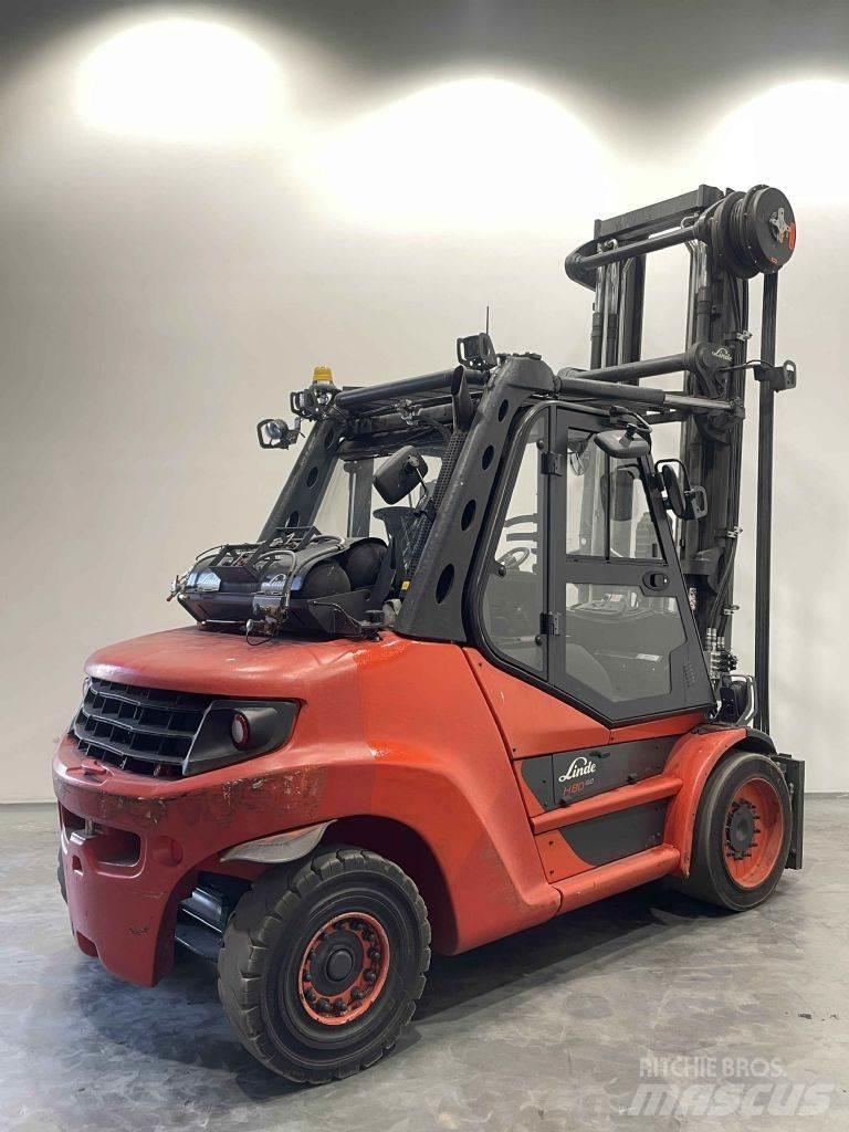 Linde H80T-03/900-396 天然气叉车
