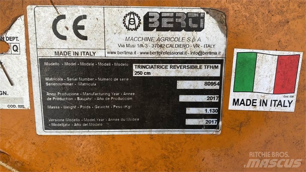 Berti TFH 250 BETESPUTS 牧场割草机和切顶器