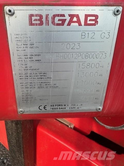 Bigab B12 VÄXLARVAGN 其他装载挖掘装置和配件