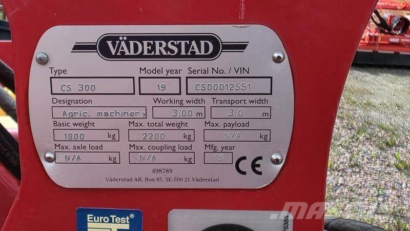 Väderstad Cultus 300 其他耕种机械和配件