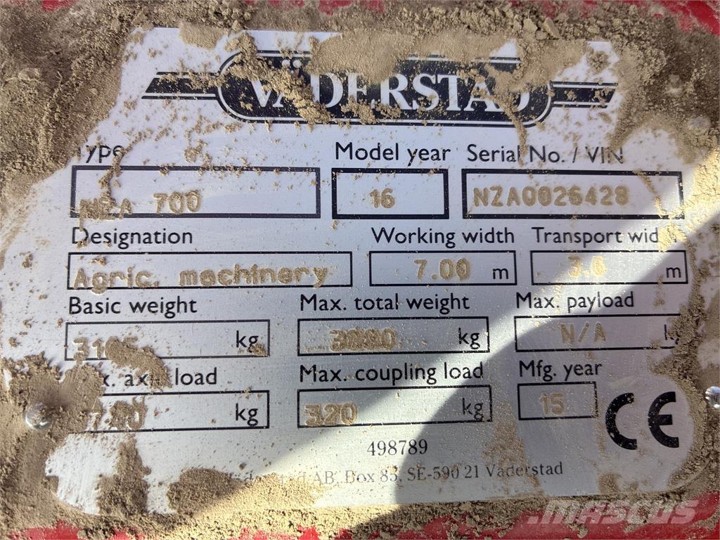 Väderstad NZA 800 HARV 钉齿耙