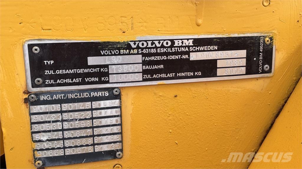 Volvo L90 LASTMASKIN 轮式装载机