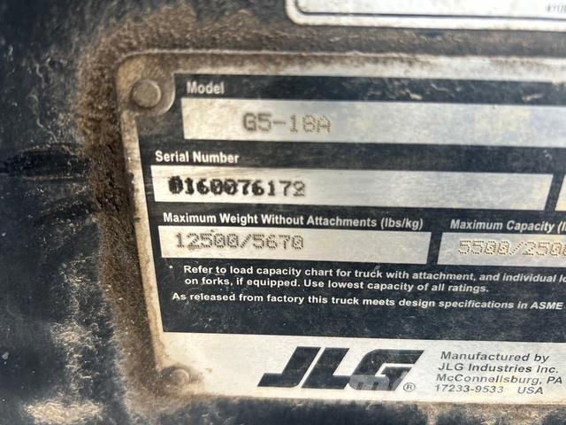 JLG G5-18 A 伸缩臂叉装车|叉装车