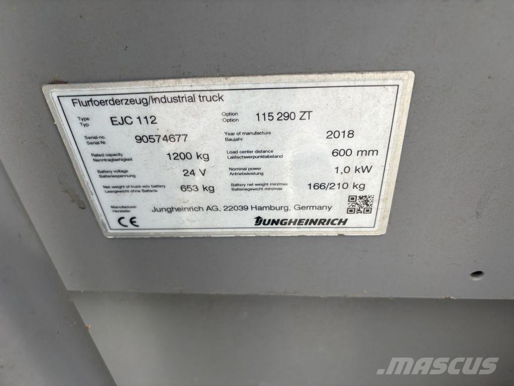 Jungheinrich EJC 112 手推堆垛车