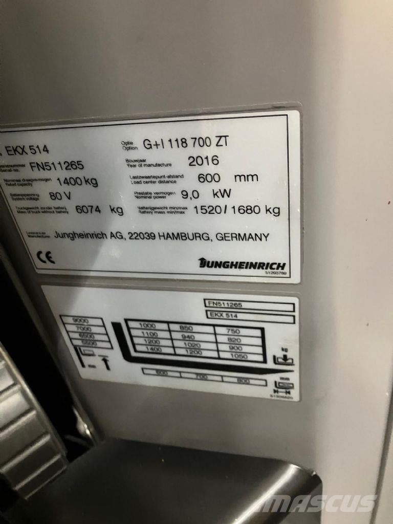 Jungheinrich EKX 514 高举式装载机
