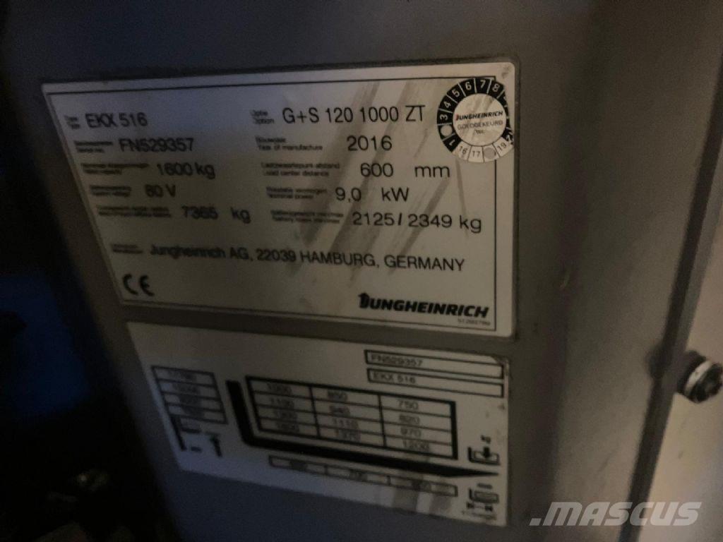 Jungheinrich EKX 516 高举式装载机