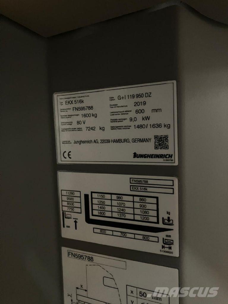 Jungheinrich EKX 516K 高举式装载机