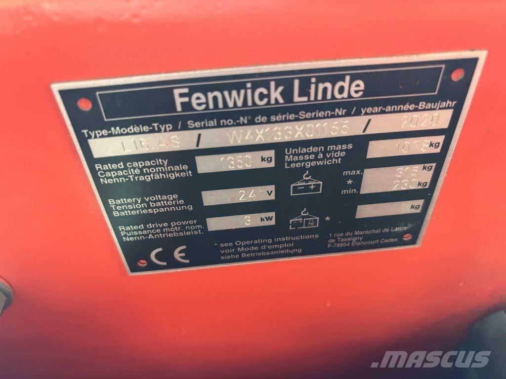 Linde L16.AS 手推堆垛车