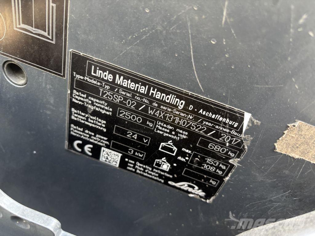 Linde T25SP-02 行走式堆垛机