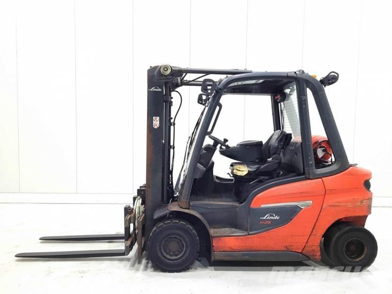 Linde H25T-01 天然气叉车