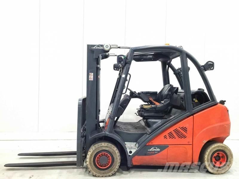 Linde H25T-02 天然气叉车