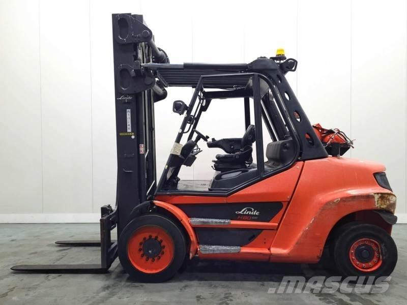 Linde H80T-03/900 396 天然气叉车