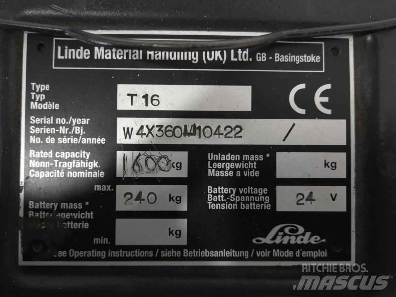 Linde T16 手动码垛机