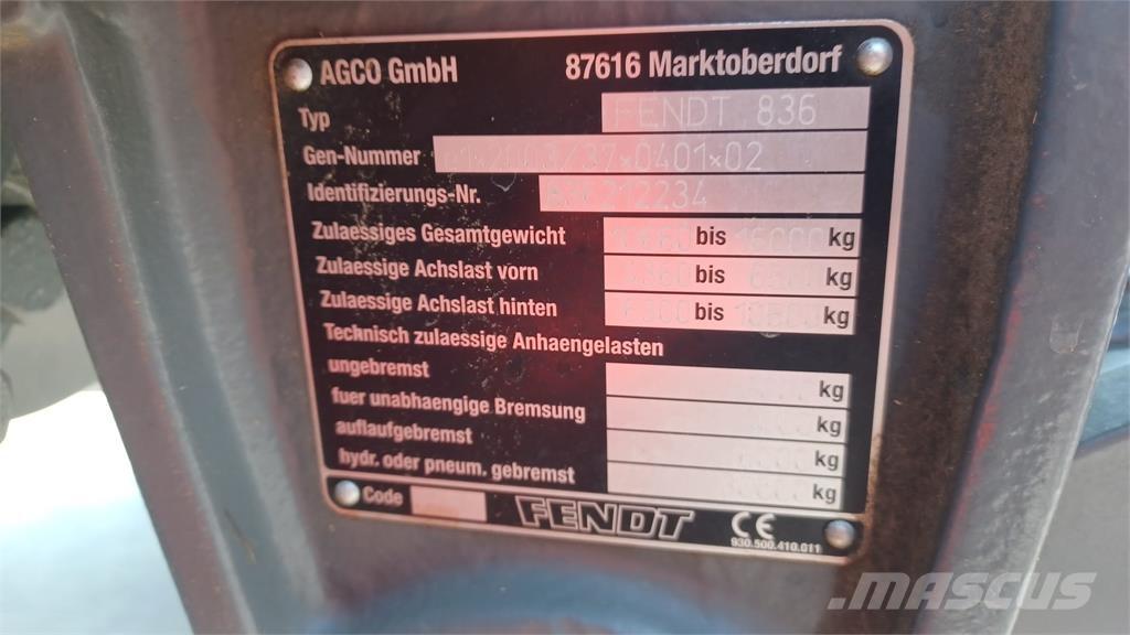 Fendt 828 SCR 拖拉机/农用车