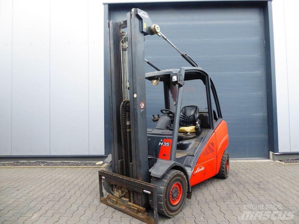 Linde H35T 天然气叉车