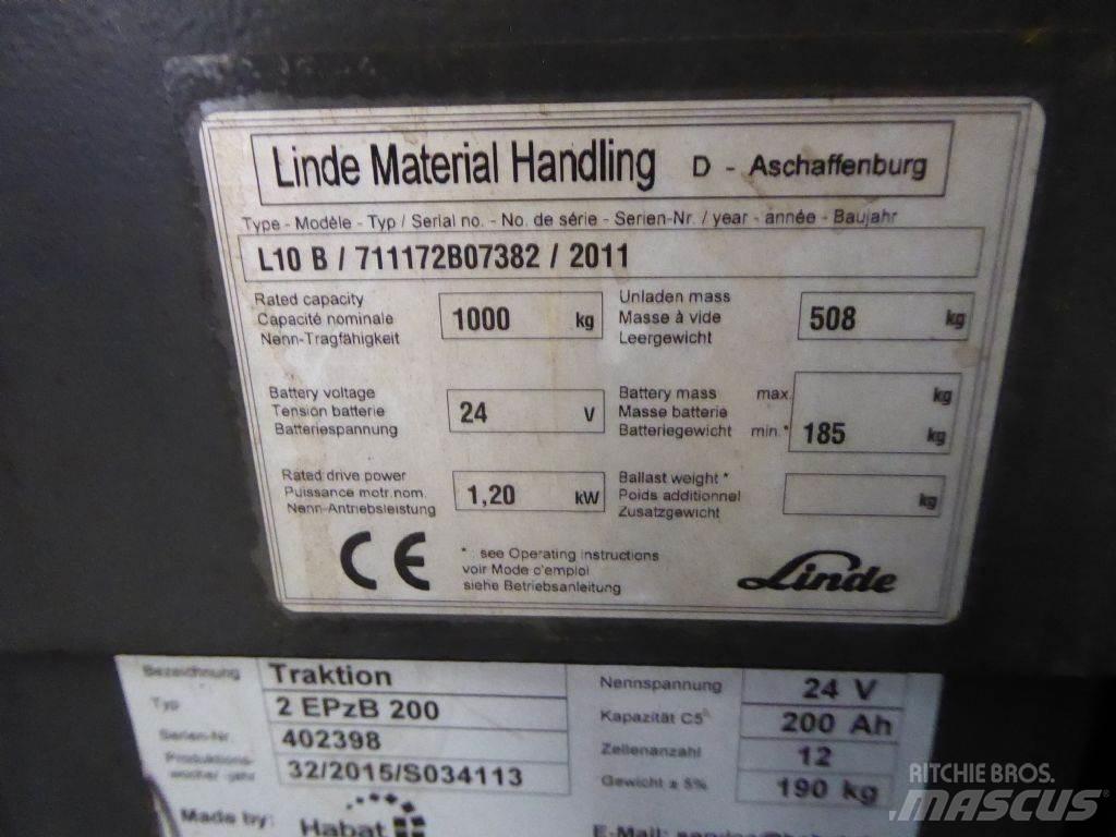 Linde L10B 手推堆垛车