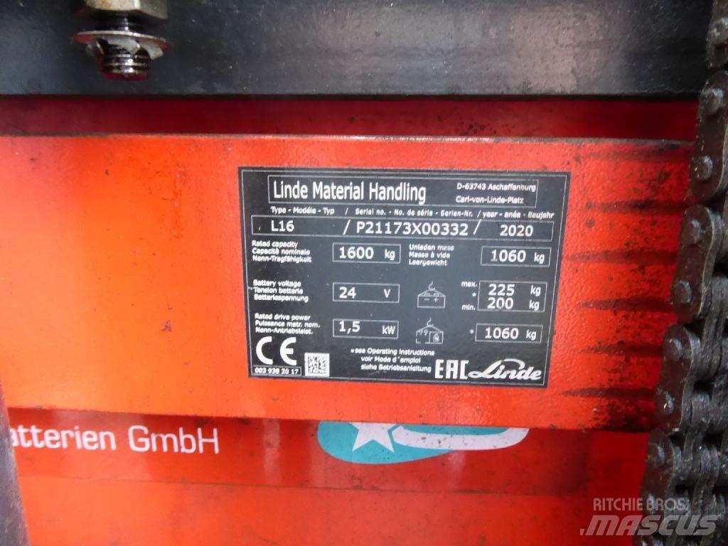 Linde L16 手推堆垛车