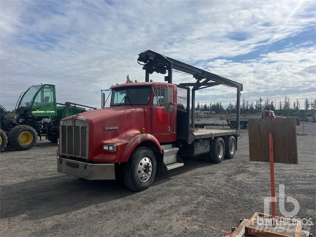 Kenworth T800 平板栏板货车
