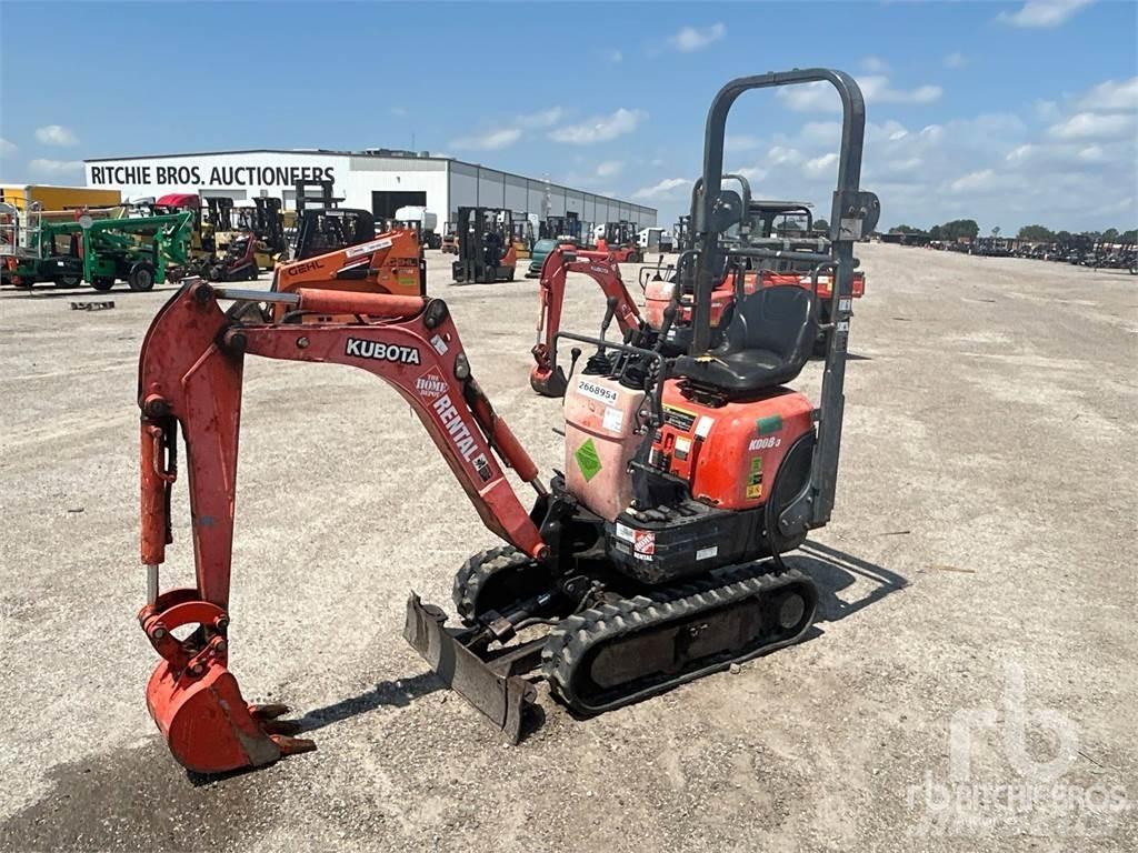 Kubota K008-3 小型挖掘机