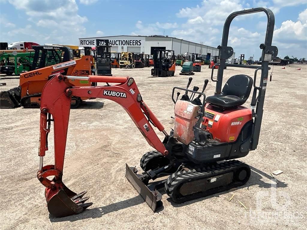 Kubota K008-3 小型挖掘机