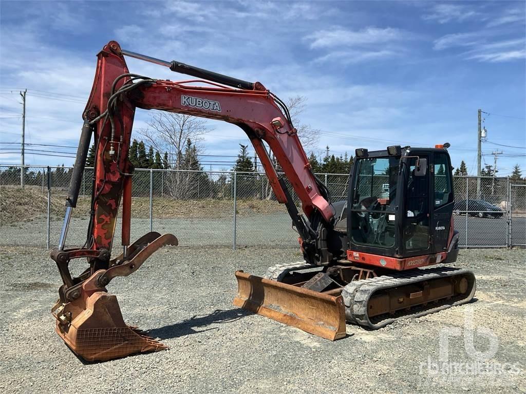 Kubota KX080-4 中型挖掘机
