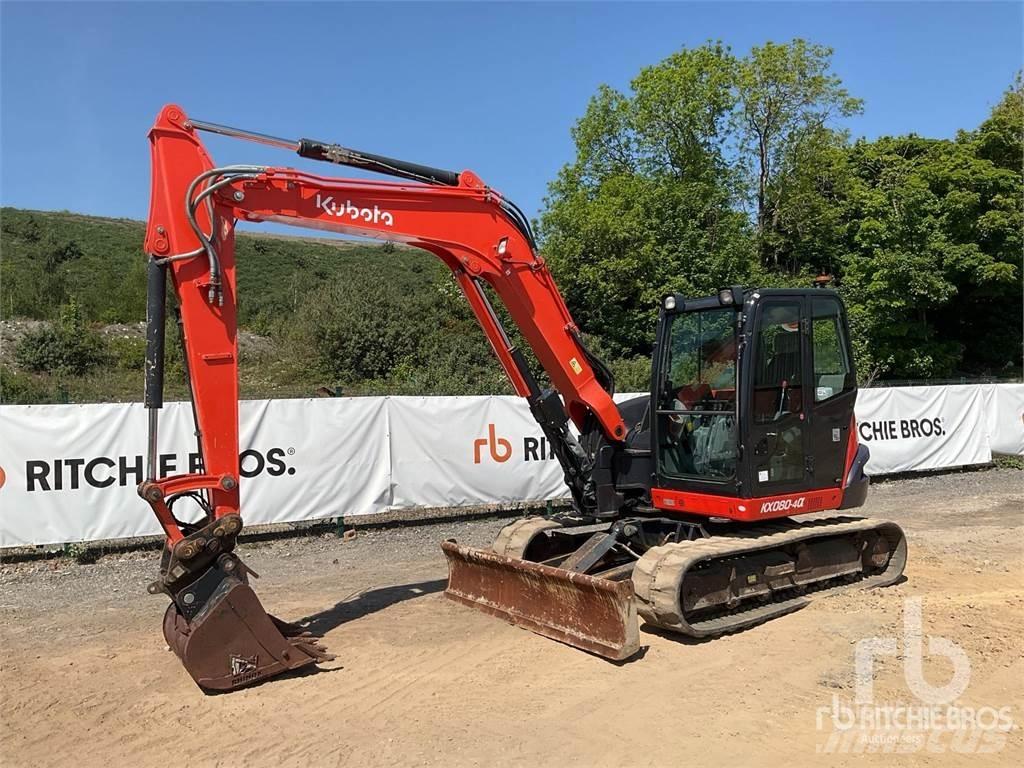 Kubota KX080-4A 履带挖掘机