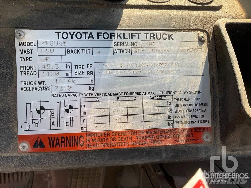 Toyota 7FGU45 柴油叉车