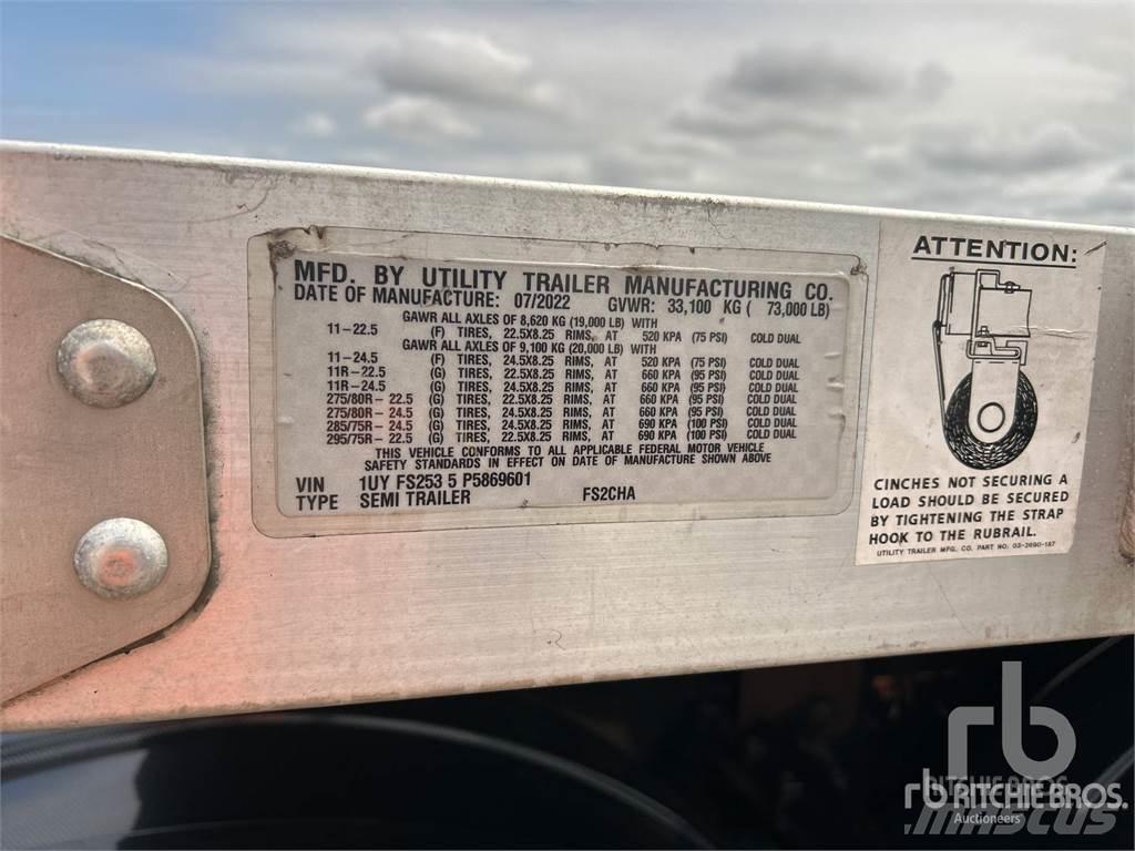 Utility FS2CHA 平板半挂车\侧翻自卸半挂车