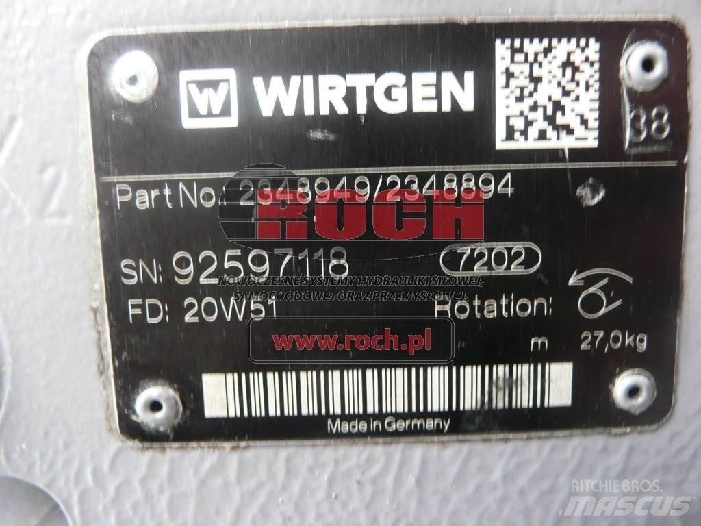 Wirtgen 2348949 / 2348894 液压