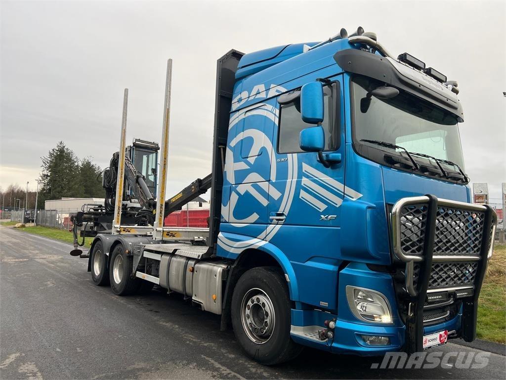 DAF XF530 FAT 6x4 木材运输车