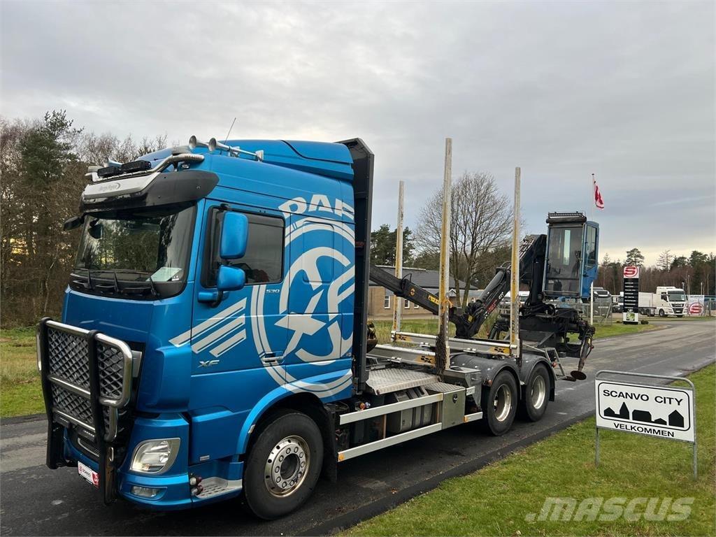 DAF XF530 FAT 6x4 木材运输车