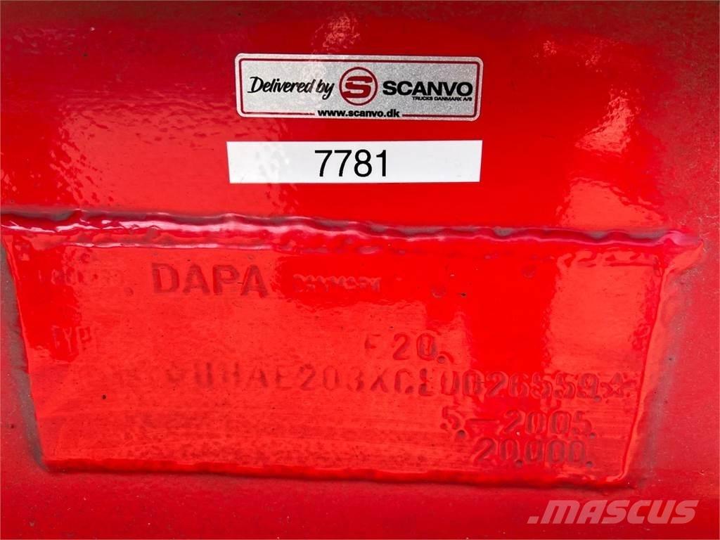 Dapa 20 ton wirehejs 拆装式拖车