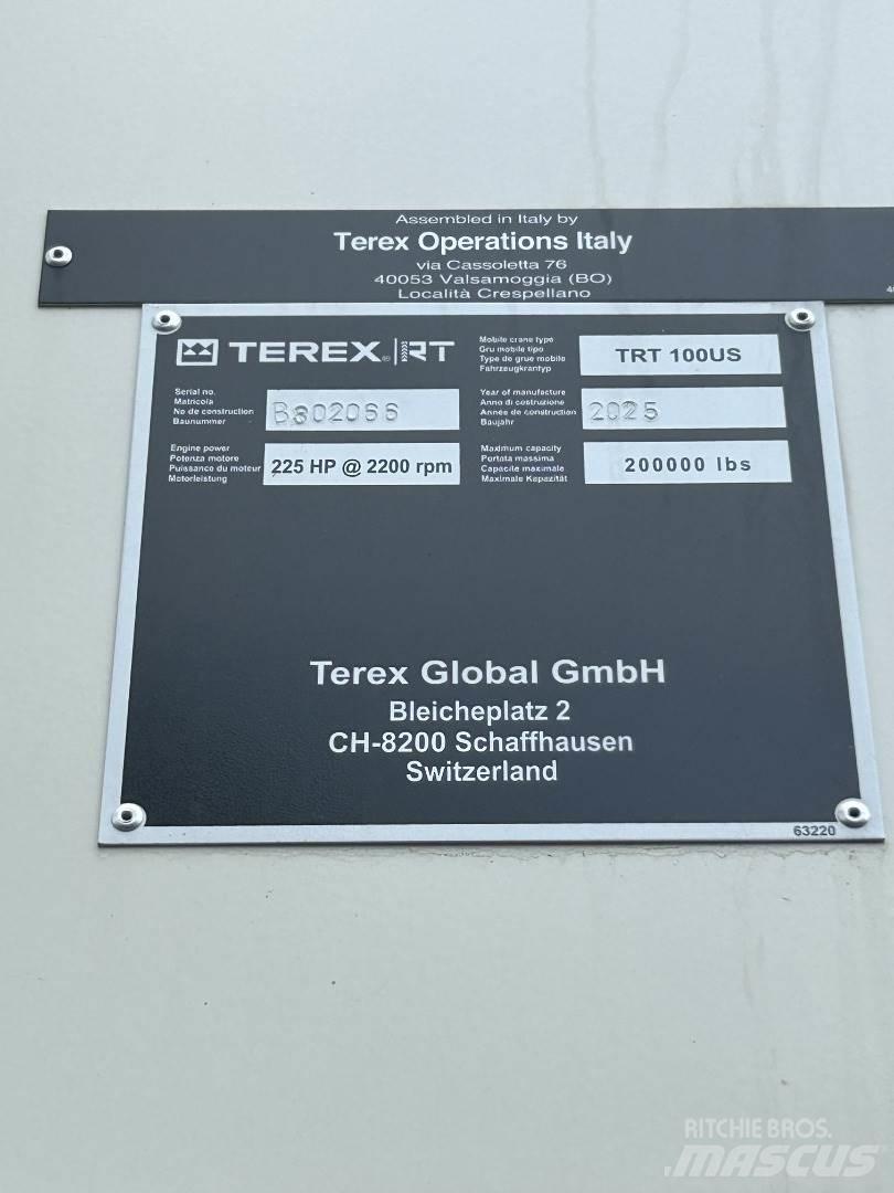 Terex  越野轮胎起重机︳越野吊︳越野起重机︳移动式起重机