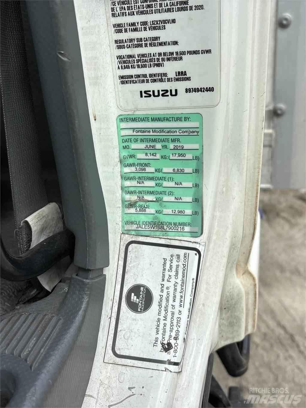 Isuzu NQR 厢式货车