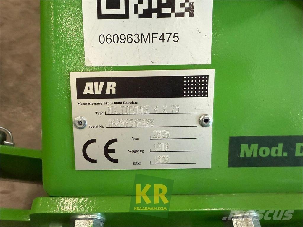 AVR MultiForce 弹簧中耕机
