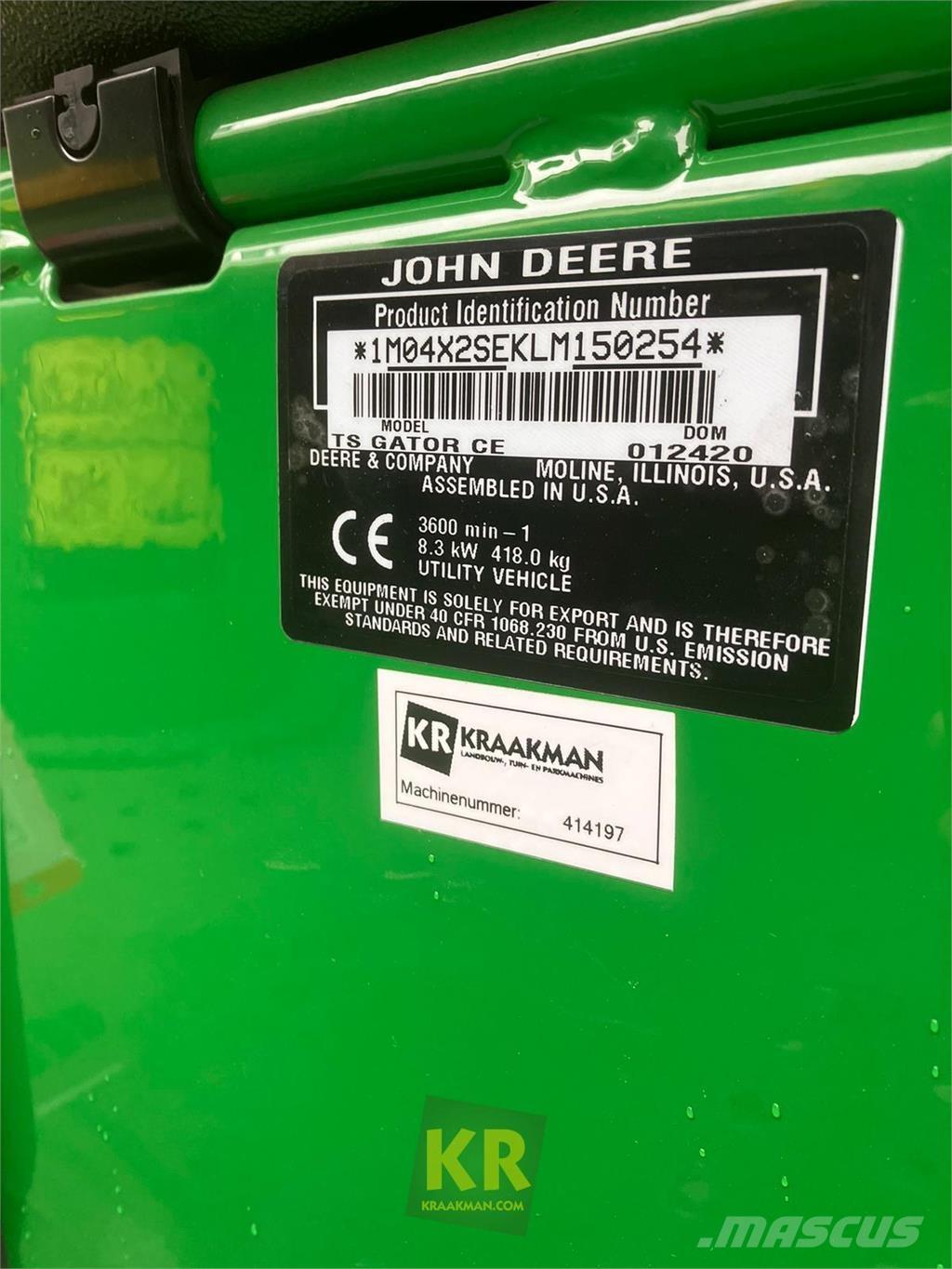 John Deere TS 4X2 沙滩车