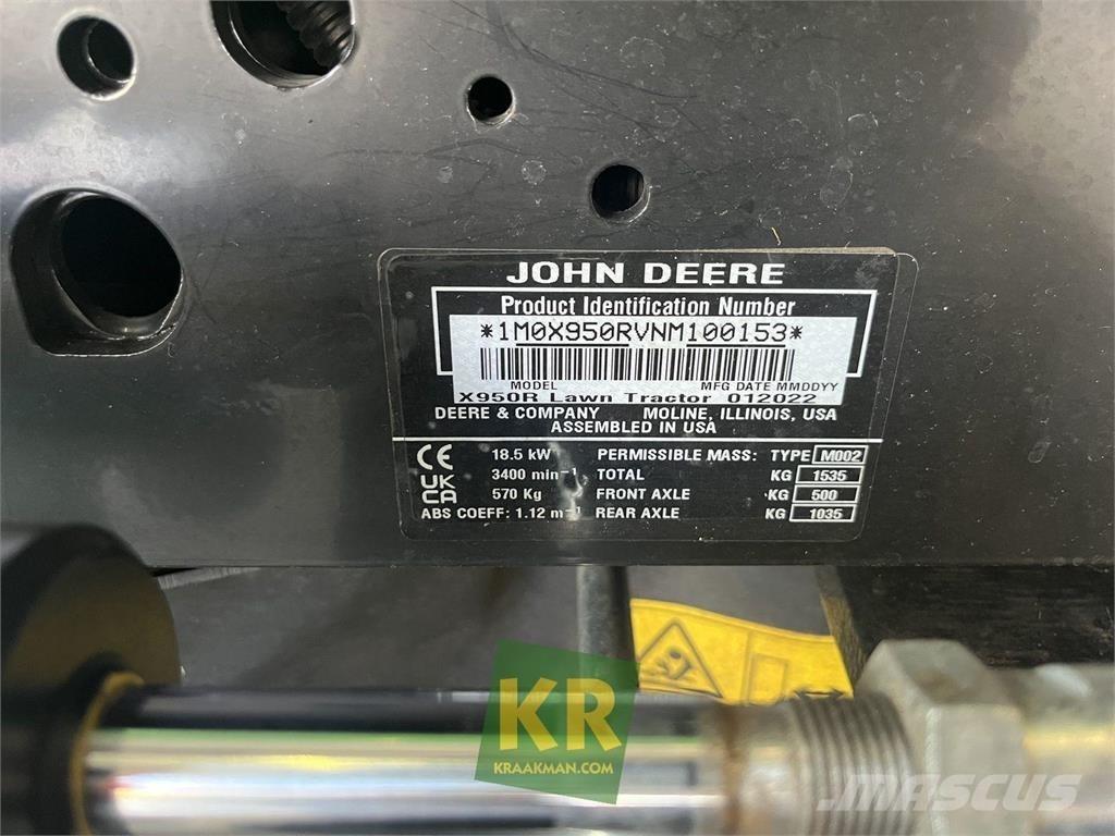 John Deere X950R 骑乘式割草机